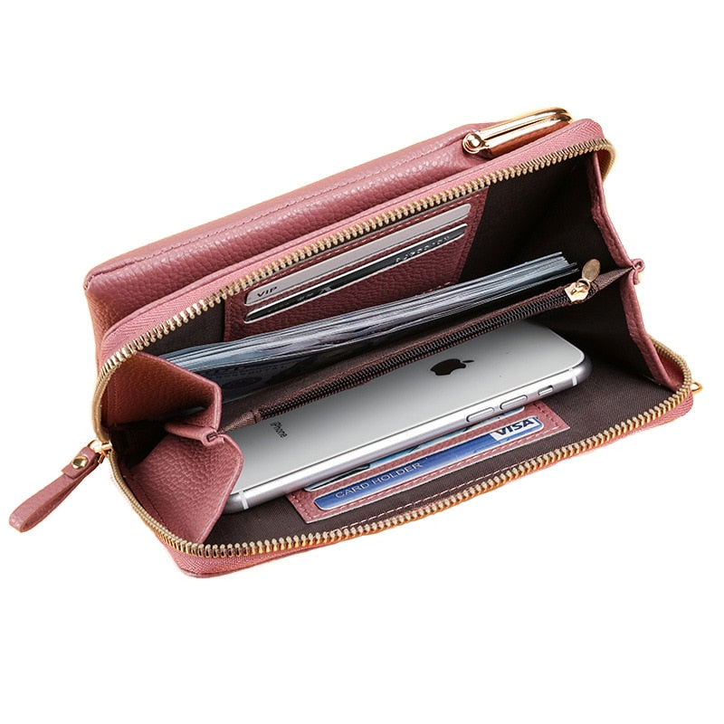 Handtasche mit integriertem Portemonnaie