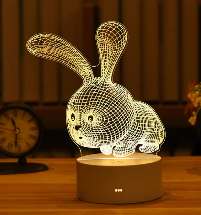 LED 3D Lampe