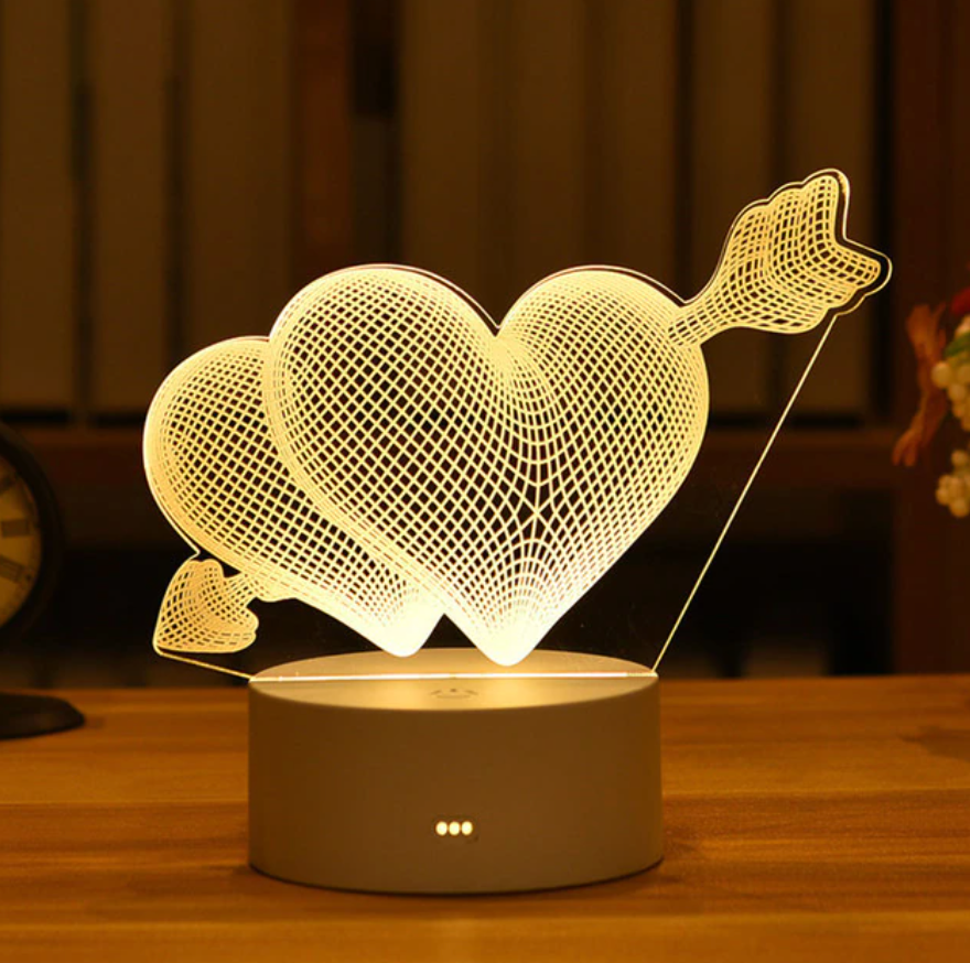 LED 3D Lampe